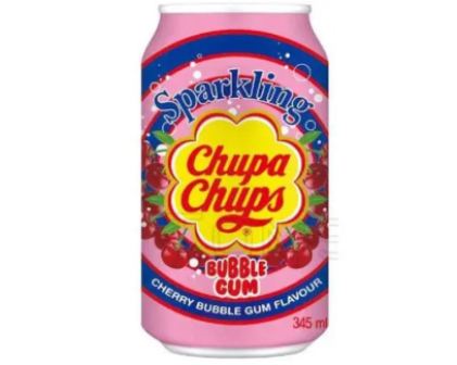 [MANIA.32] DRINK CHUPA CHUPS CHERRY BUBBLE GUM X 24
