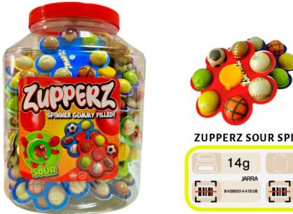 [ALBA.03.3] ZUPPER SOUR SPINNER Gr.14 X 50 Pz