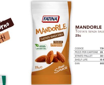 [FATINA.02] MANDORLE SGU. TOST.S/SALE Gr.25 X 26