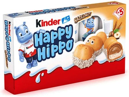 [FER.00.0] HAPPY HIPPO NOCCIOLA DA 5 X 10 Pz