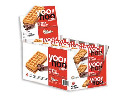 [ZANI.00] YOOHOO WAFFLE CIOCCOLATO G.50 X 12 PZ