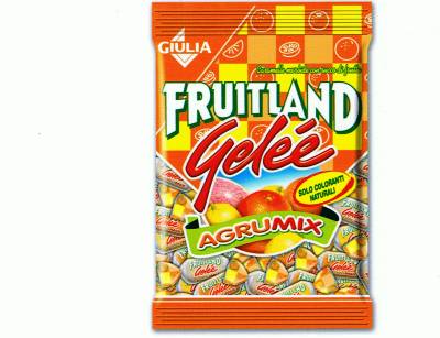 [GIULIA.20] FRUITLAND GELEE AGRUMI GR.150  X 18 PZ