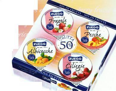[ZUEGG.19] MIX CONFETTURA MONOPORZIONE CRT DA 21 PZ