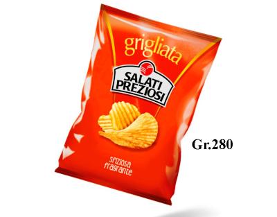 [SALATI.34.9] [SALATI.34.9] CHIPS GRIGLIATA Gr.280 X 12 Pz