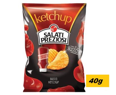 [SALATI.20.0] [SALATI.20.0] CHIPS KETCHUP G.40 X 21 PZ