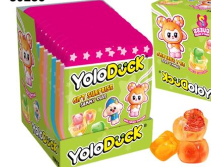 [ALBA.16] [ALBA.16] YOLODUCK SET ANIMAL GUMMY X 12 Pz