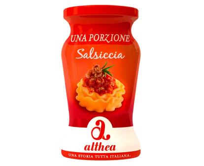 [ALTHEA.03] [ALTHEA.03] SUGO SALSICCIA GR. 120 X 12 Pz