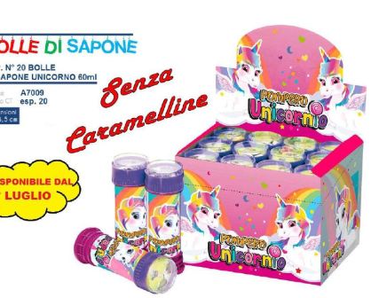 [ARCO.01.0] [ARCO.01.0] BOLLE DI SAPONE UNICORNO X 12 Pz
