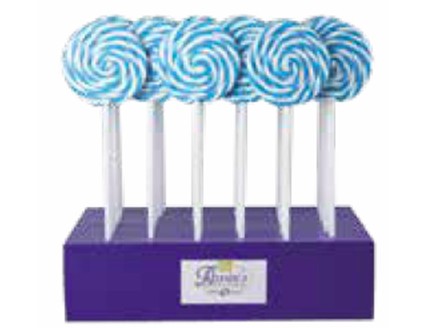 [ARCO.33] [ARCO.33] LECCA WHIRL BIANCO E AZZURRO X 24 Pz