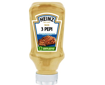 [HEINZ.03.5] PEPPERS  3 P SQUEEZY ml.220 X 8 Pz