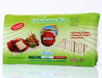 [INVER.01] CRAKERS BIO RISO GR.150 X 9 PZ