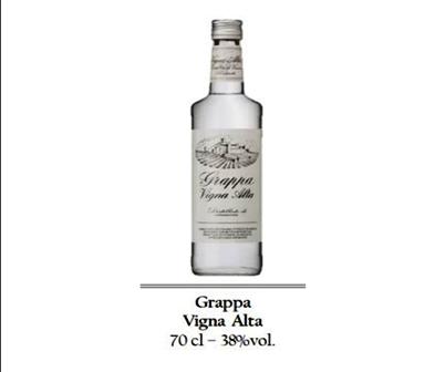 [DILMO.01] [DILMO.01] GRAPP 0.70 38% VIGNA ALTA BECCAC  X 6 PZ