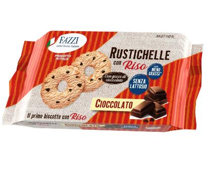 [FAZZI.5] [FAZZI.5] BISC. RUSTICHELLE GOCCE DI CIOCC X 12