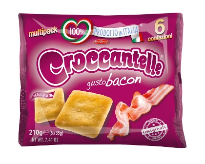 [FORNO.05] [FORNO.05] MULTIPACK CROCCANTELLE BACON G.180 X 8