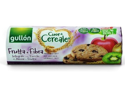 [GULLON.03] [GULLON.03] TUBO DI CEREALI FRUTTA/FIBRA G.300 X 16