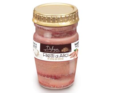 [LEKK.17] [LEKK.17] FILET DI ALICI DISTESE IN OLIO GR.80 X12