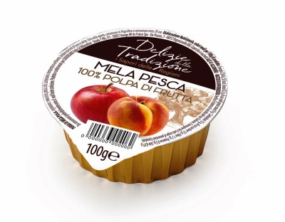 [LEKK.57] [LEKK.57] POLPA DI FRUTTA MELA/ALBICOCCA G100 X 18