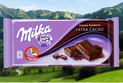 [MILKA.23.2] TAV. MILKA EXTRA CACAO GR. 90 X 25PZ