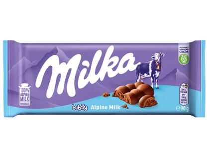 [MILKA.25.1] [MILKA.25.1] MILKA BUBBLY MILK GR. 90 X 14