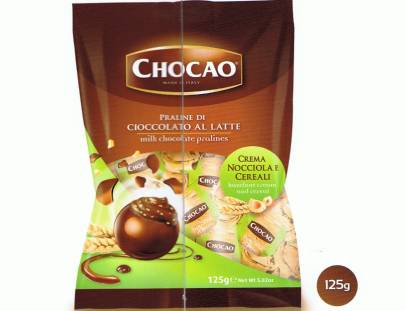 [VERGA.14] PRALINE NOCCIOLA E CEREALI Gr.100 X 20
