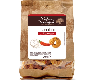 [LEKK.23] TARALLI CON PEPERONCINO Gr.250 X 12