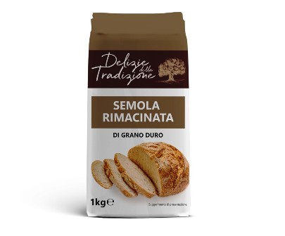 [LEKK.98.3] [LEKK.98.3] FARINA GRANO DURO KG1 DELIZIE TRAD