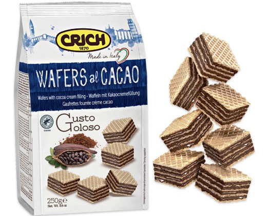 [CRICH.32] [CRICH.32] WAFER BAG CACAO GR.250 X 10 PZ