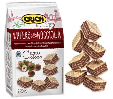 [CRICH.33] [CRICH.33] WAFER BAG NOCCIOLA GR.250 X 10 PZ