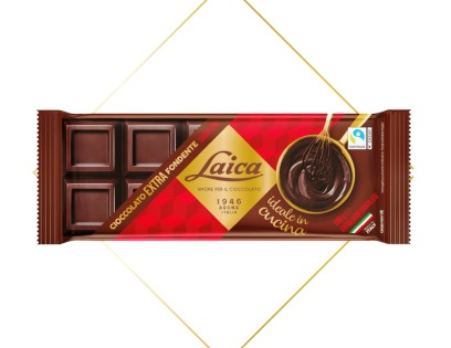 [LAICA.38] [LAICA.38] BLOCCO Gr.400 CIOCC.EXTRAFONDENTE X 14 P