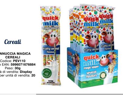[MANIA.12] CANNUCCE X LATTE GUSTO CEREALI X 20
