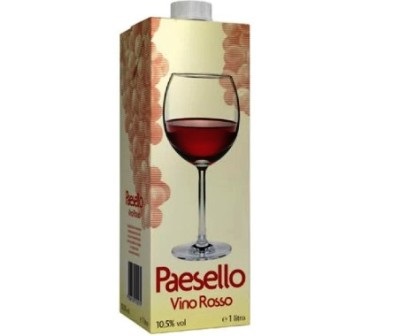 [TAVE.12] [TAVE.12] VINO BRIK. PAESELLO ROSSO  X 15