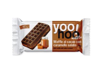 [ZANI.04.1] [ZANI.04.1] YOOHOO WAFFLE CARAMELLO SAL.Gr.50 X 12