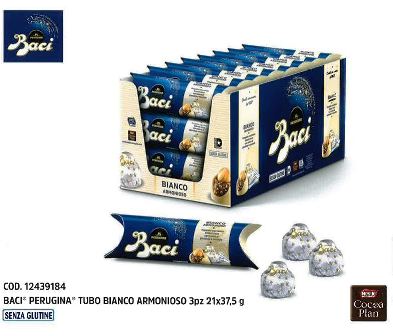 [NEST.03.2] [NEST.03.2] BACI TUBO T3 BIANCO Gr.37,5 X 21 Pz