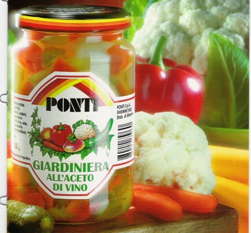 [PONTI.18] [PONTI.18] GIARDINIERA ALL'ACETO V800 CRT DA 6
