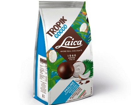 [LAICA.63] [LAICA.63] BUSTA CIOCCOL. LATTE RIP. COCCO GR90