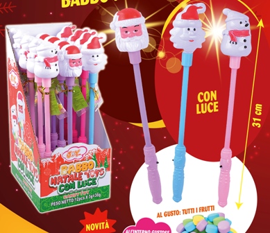 [JOY.99] [JOY.99] BABBO NATALE TOYS CON LUCE X 12