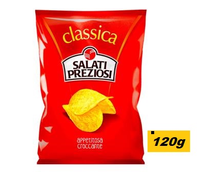 [SALATI.30.2] [SALATI.30.2] CHIPS CLASSICHE GR.120 X 20 PZ
