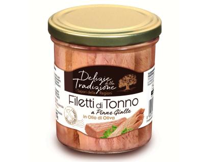 [LEKK.18] [LEKK.18] FILETTI DI TONNO IN OLIO DI OLIVA GR.180