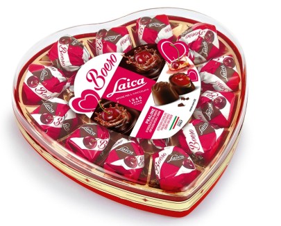 [LAICA.49.1] [LAICA.49.1] (C2635) SCATOLA CUORE LAICA GR. 150 X 6