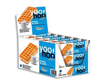 [ZANI.01] [ZANI.01] YOOHOO WAFFLE CREMA LATTE G.50 X 12 PZ
