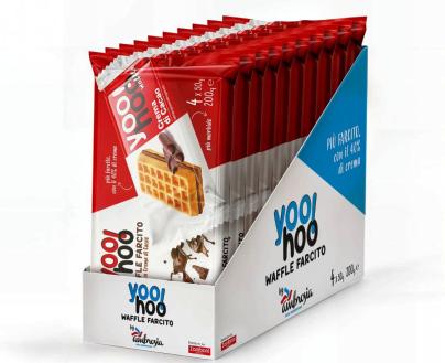 [ZANI.05] [ZANI.05] WAFFLE MULTIPACK CICCOLATO DA 4 X 10 Pz