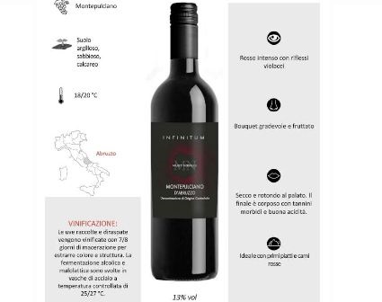 [DEANGELI.09] [DEANGELI.09] INFINITUM MONTEPULCIANO ABRUZZ CL.75 X 6