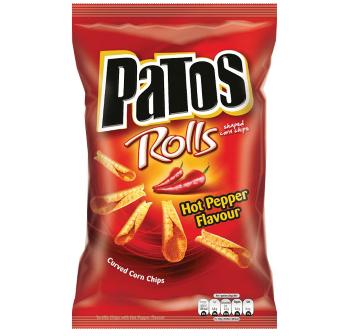 [SALATI.29.5] [SALATI.29.5] PATOS ROLLS HOT PEPPER GR.100 X 30 PZ