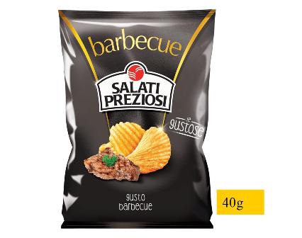 [SALATI.17.1] [SALATI.17.1] CHIPS BAR  BARBECUE GR.40 X 21