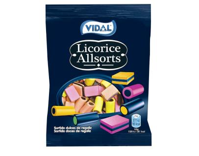 [VIDAL.31.1] [VIDAL.31.1] BST. LICORICE ALLSORTS Gr.90 X 14 PZ