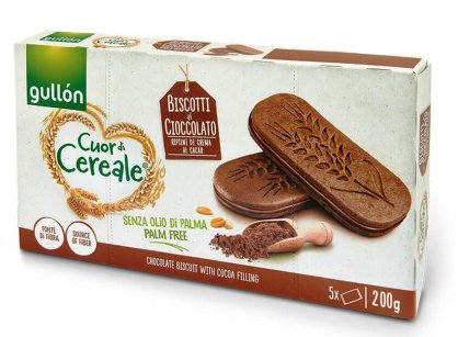 [GULLON.04.2] [GULLON.04.2] CUOR DI CEREALE CIOCC.RIP.CIOCC. 200 X 8