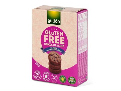 [GULLON.32] [GULLON.32] SCAT BISC.S/G CIOC CHIPCHOCO.Gr.200 X 12