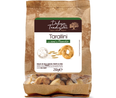 [LEKK.22] [LEKK.22] TARALLI CON SEMI DI FINOCCHIO Gr250 X 12