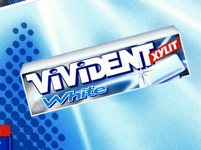[PERFET.33] [PERFET.33] VIVIDENT WHITE STICK PEPPERMINT X 40 Pz