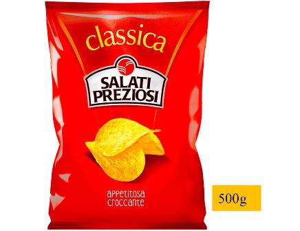 [SALATI.36] [SALATI.36] CHIPS CLASSICA GR. 500 X 6
